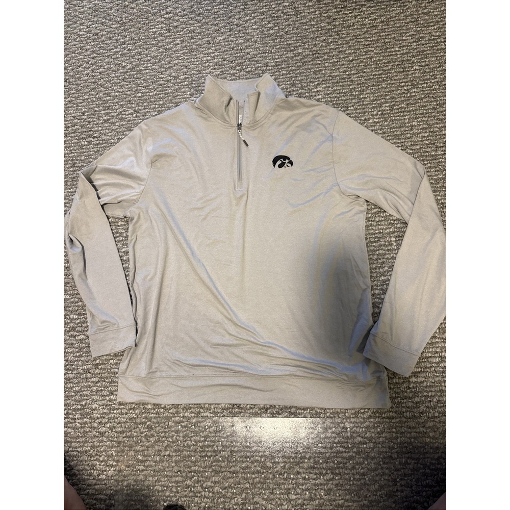 Rivalry Threads 91 Iowa Hawkeyes Men's 1/4 Zip Long Sleeve  Size Large Brand New